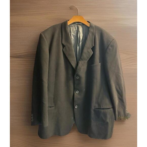 Giorgio Armani Le Collezioni 46R Black Cashmere Blazer – Italy Drop 7 Designer